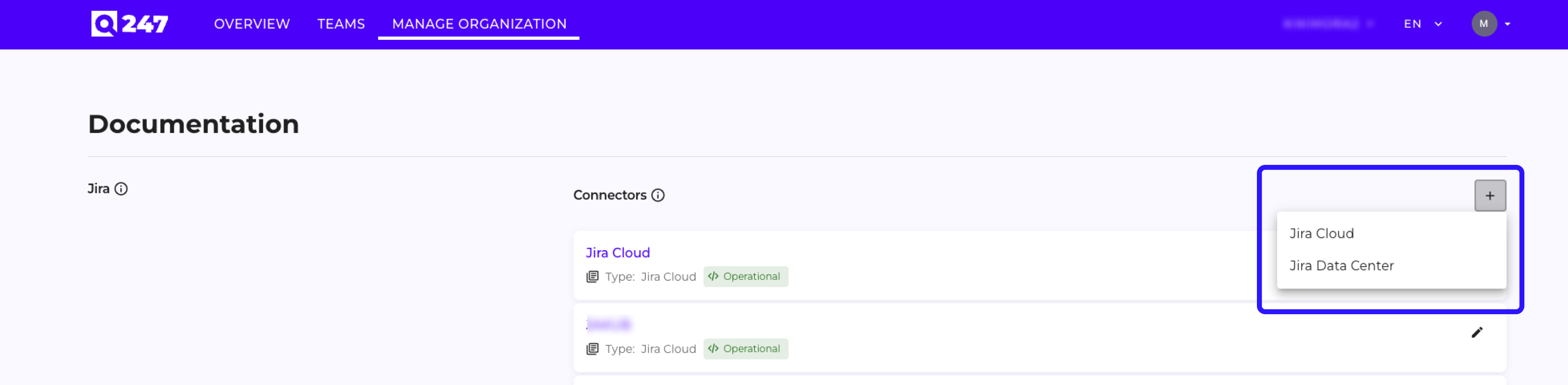 Configuration tab settings