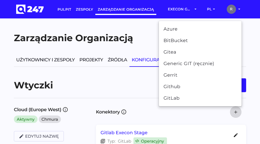 Wybór typu konektora